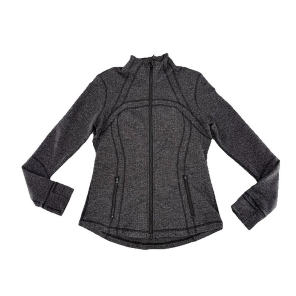Lululemon Define Jacket Women's Full Zip Thumbholes Running Yoga Athletic Sz 12